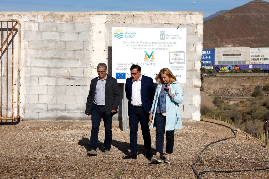 Política Territorial culmina el sellado del vertedero ilegal de Las Chafiras, ubicado en San Miguel de Abona